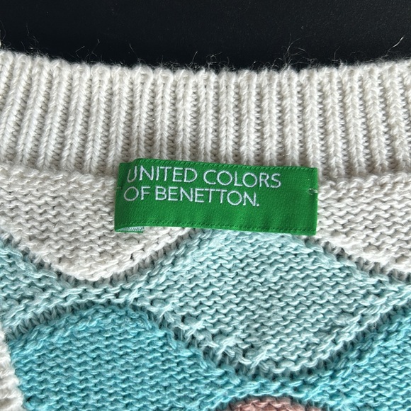 United Colors of Benetton Retro Women’s Sweater Vest - Picture 3 of 6